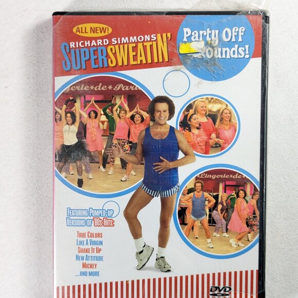 Richard Simmons Super Sweatin´ Party off the pounds workout dvd 50 mins - Picture 2 of 8